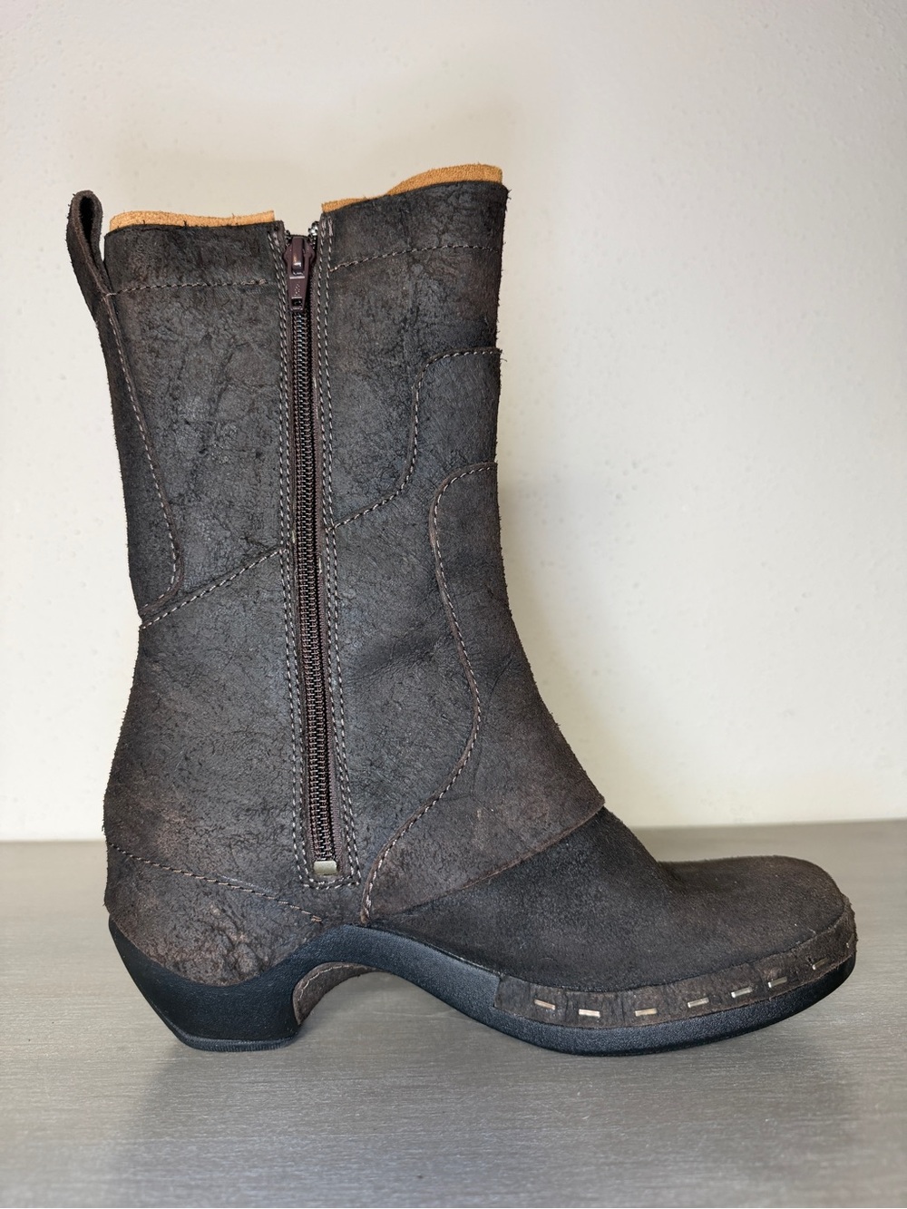 Merrell Espresso Clog Mid-Calf Boots J56072 Women's Size 7.5 Excellent Condition - Picture 4 of 9